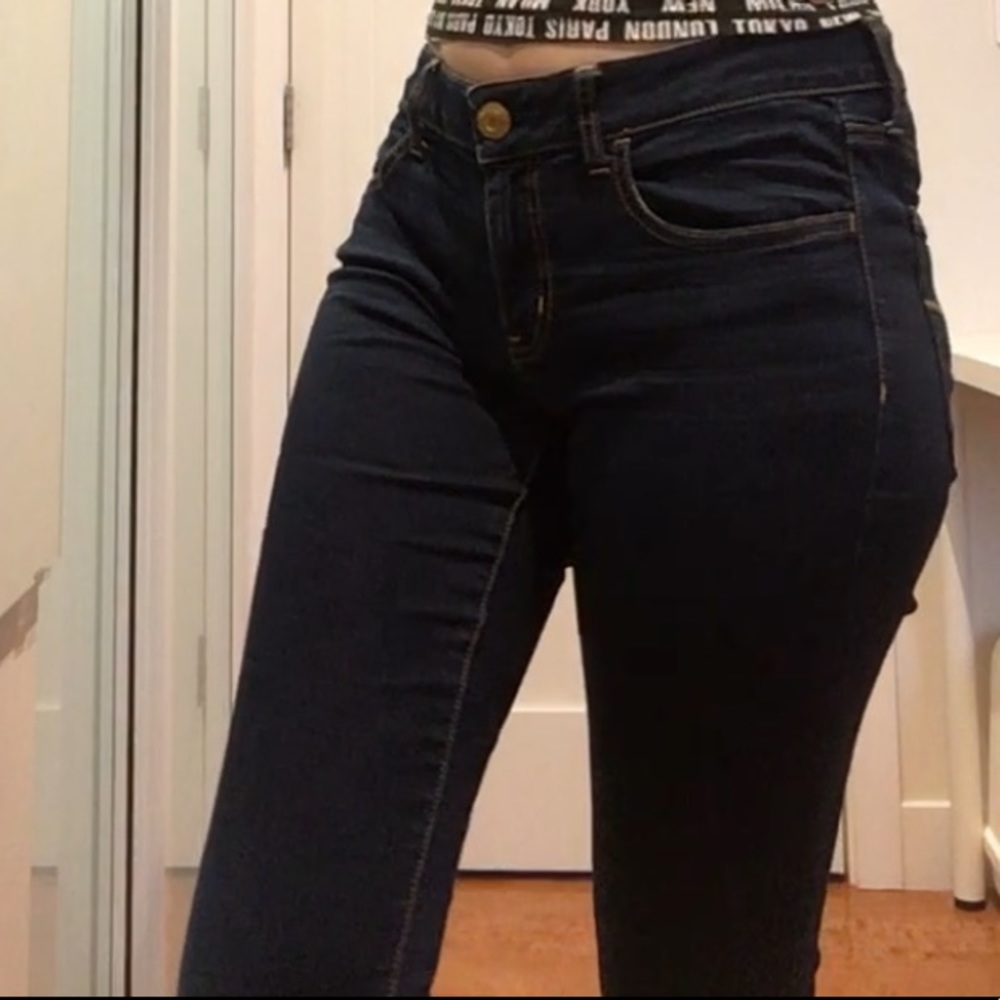 Blue American Eagle Outfitters Jeggings